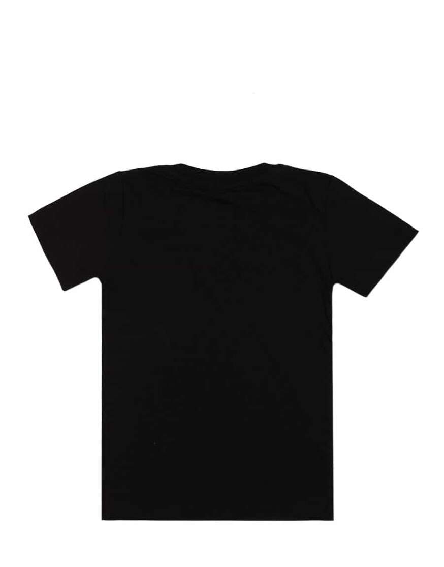 Чёрная детская футболка оптом