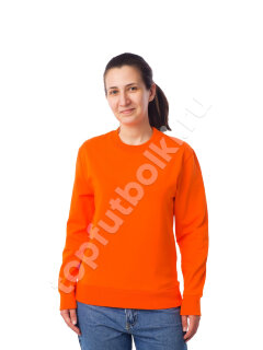 Оранжевый женский свитшот